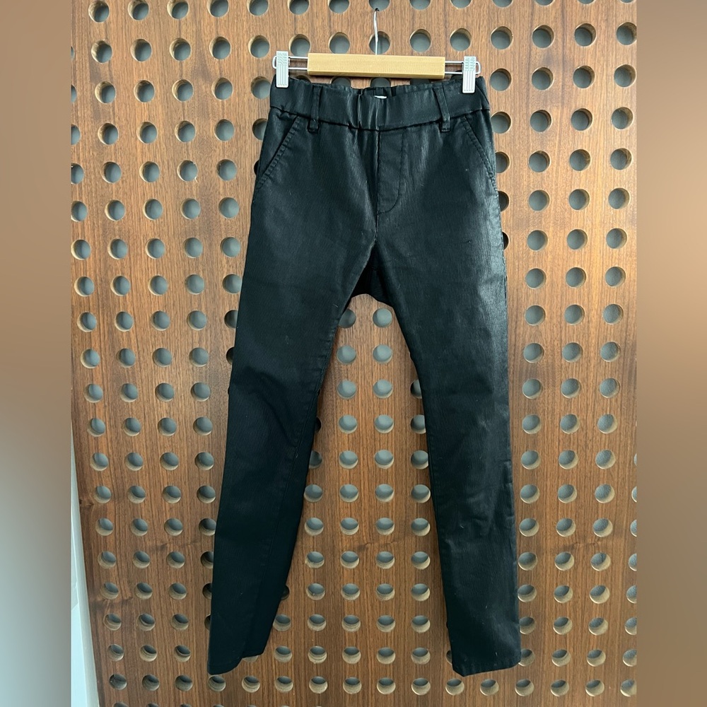 FLOG // SZ 24. Black Pants. Back Pockets